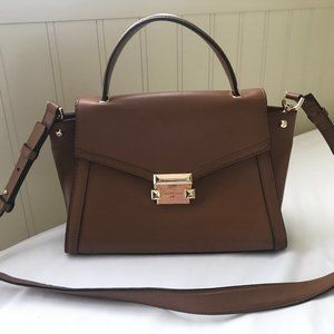 Michael Kors Saddle Brown Leather Bag